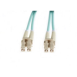 4Cabling 3M LC-LC Om4 Multimode Fibre Optic Patch Cable: Aqua