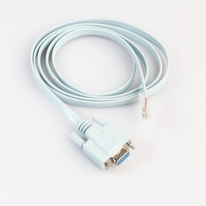 4Cabling Cisco Console Cable DB9 To RJ45 1.8M Aqua