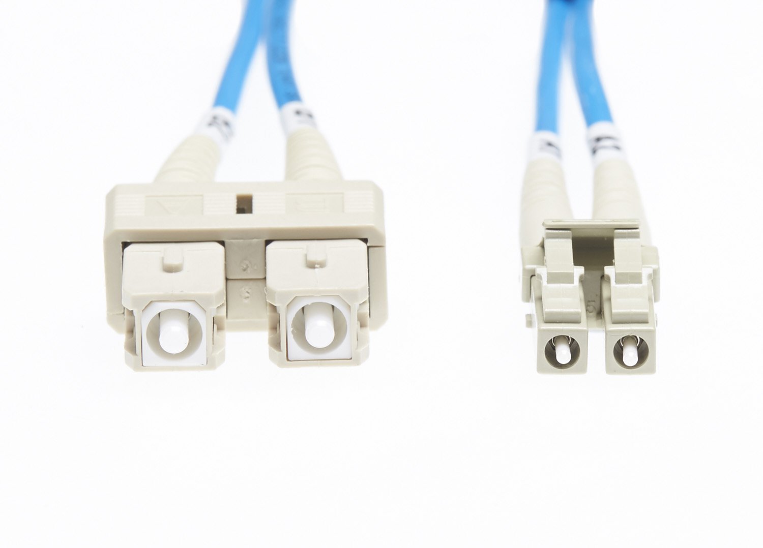 4Cabling 1M LC-SC Om4 Multimode Fibre Optic Cable: Blue