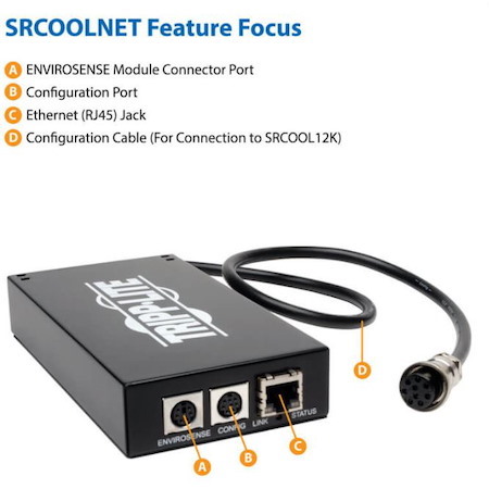 [Discontinued] SRCOOLNET SNMP Webcard Interface Module - Remote Cooling Management for Use with SRCOOL12K or SRXCOOL12K