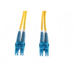 4Cabling 2M LC-LC Os1 / Os2 Singlemode Fibre Optic Cable: Yellow