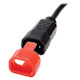 IEC C14 Locking Retention Molded Insert Sleeve RED