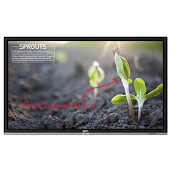 BenQ 75" Interactive Panel, Android Os, Uhd 3840X2160, 20X Touch Anti-Glare, 350CD/M² @ 1200:1
