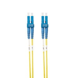 4Cabling 1.5M LC-LC Os1 / Os2 Singlemode Fibre Optic Cable: Yellow