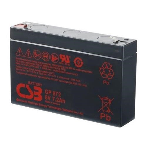 CSB Battery 6V 7.2Ah GP Series (5 Years Design Life General Purpose)