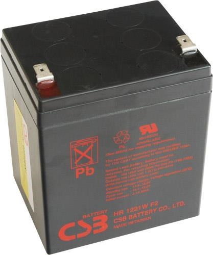 CSB Battery 12V 21W(5Ah) HR / HC Series (High Rate Discharge)