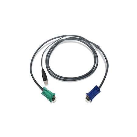 Iogear 2M KVM Cable With Vga/Usb (For GCS1716 GCS1808 GCS1742 GCS1744)