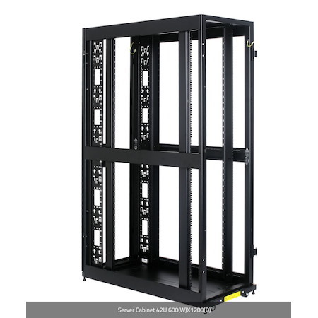 SCB0342U612C - Shark Rack Server Cabinet 42RU, 600W x 1200D Black 