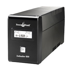 PowerShield Defender 650Va / 390W Line Interactive Ups With Avr, Australian Outlets And User Replaceable Batteries - Upd-Upa601v2100bb