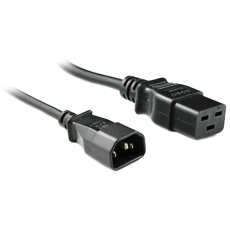 4Cabling Iec C14 To C19 Power Cable Black 2M