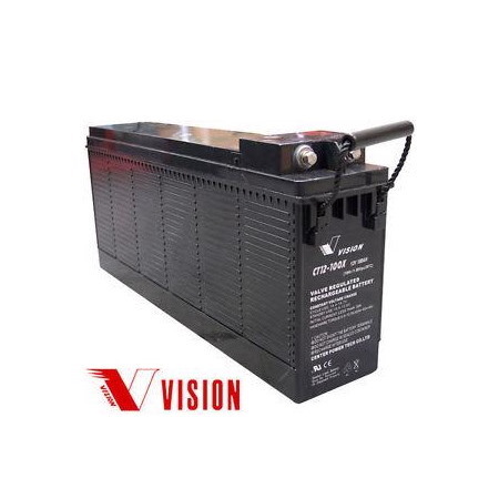 Vision Battery CT12-100X 12V 100 Ah CT Series (Front Terminal)