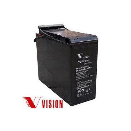 Vision Battery CT12-50X 12V 50 Ah CT Series (Front Terminal)