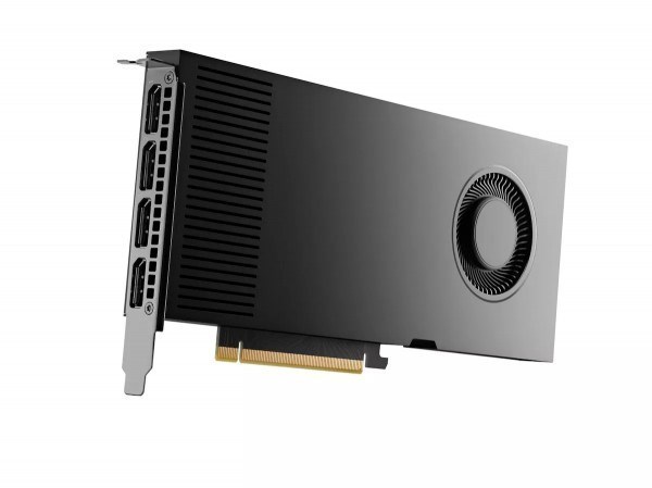 Nvidia RTX 4000, 20GB, GDDR6 160-Bit, 280GB/s, PCIe Gen4 X 16, Single Slot, 4X Mini DisplayPort 1.4A, 130W, Ada Lovelace, 3YR Warranty