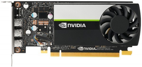 Nvidia T400, 4GB, GDDR6 64-Bit, 80GB/s, PCIe 3.0 X 16, Single Slot, 3X Mini DisplayPort 1.4, 30W, SFF, Turing, 3YR Warranty