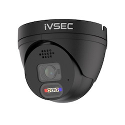 Ivsec Turret Ip Camera 8MP 2.8MM Fixed Lens 25FPS Poe Ip66 Adv Det Adv Ivs Black