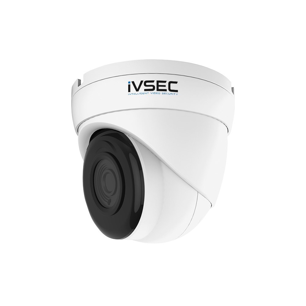 Ivsec Turret Ip Camera 12MP 3.6MM Fixed Lens 15FPS Poe Ip66 30M Ir Mic Ivs