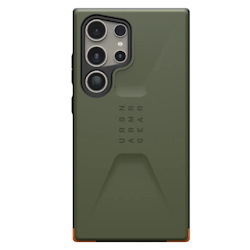 Uag Civilian Samsung Galaxy S24 Ultra 5G (6.8') Case - Olive Drab(214439117272),20 FT. Drop Protection(6M),Armored Shell,Raised Screen Surround,Rugged