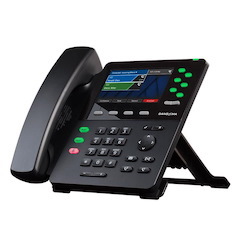 Téléphone Digium D65, 6-Line SIP avec voie HD 2x Gig, Bluetooth, lcd de 4.3po couleur