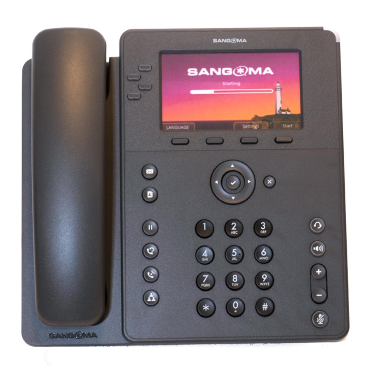 Sangoma P320 4-Line HD Voice Gigabit Ethernet 1 X Usb 4.3 Ips Color Display