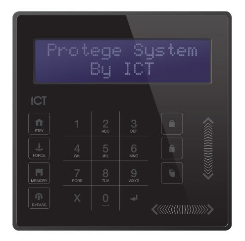 Clavier interne Ict Protege Touch Sense LCD (noir)