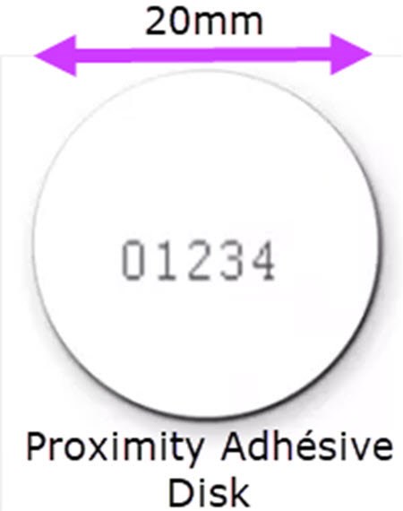 Ict Mifare Adhesive Proximity Disc.
