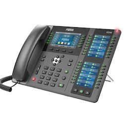 Fanvil X210 VoIP Sip Telephone, 2 X Gigabit Ethernet, 10 X Line Keys, PoE Required, Ac Optional (Sku #Ps5v2a), 4.3 Inch Colour Main LCD, 2 X 3.5 Inch Side Color Displays For DSS Keys, HD Audio, Blueto