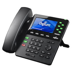 Téléphone Digium D65, 6-Line SIP avec voie HD 2x Gig, Bluetooth, lcd de 4.3po couleur Usagé
