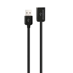 Scosche Extension Cable Usb-A Male To Usb-A Female 6FT Black
