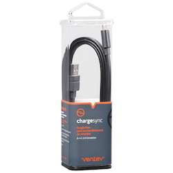 Ventev Charge & SYNC Usb-A To Usb-C Cable 6FT Black