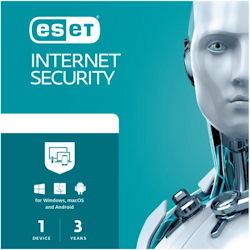 Eset Internet Security 3-User 1-Year Sleeve Bil PC/Mac/Linux