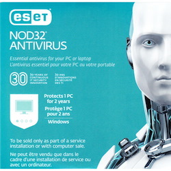 Eset Nod32 Antivirus 1-User 2-Year Sleeve Bil PC/Mac/Linux