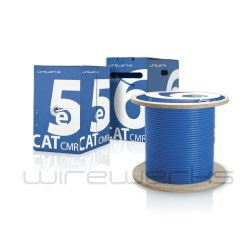 BGM Câble Réseau Cat6a Small Od Utp4 23Awg CMR Bleu (Boite)