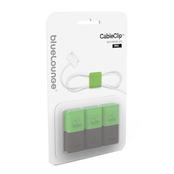 BlueLounge CableClip Secures Cables In A Compact Bundle For Use At Home, In The Office Or On The Go. Package Contains Six Small CableClips