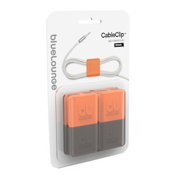 BlueLounge CableClip Secures Cables In A Compact Bundle For Use At Home, In The Office Or On The Go. Package Contains Four Medium CableClips.