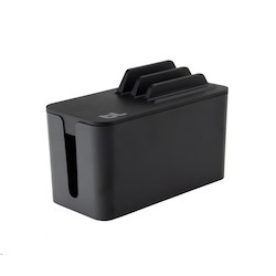 BlueLounge CableBox Mini Station Is A Smaller Version Of The Ever Popular CableBox, Now With Innovative Device Holders On The Lid. This Unit Is Convenient For Smaller Clusters Of Cables. Rubber Feet P