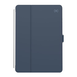 Speck Balance FOLIO Carrying Case (Folio) for 10.2" Apple iPad (7th Generation) Tablet - Marine Blue, Clear