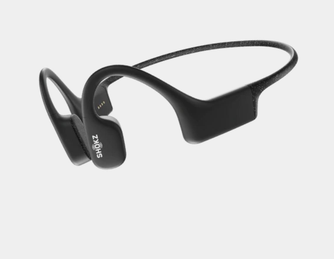 Shokz OpenSwim Bone Conduction MP3 Swimming Headphones Ip68 Waterproof & Submersible 4GB Storage 8Hr Battery - Cosmic Black