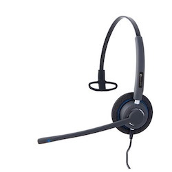 Alcatel-Lucent Enterprise Ah 21 M Ii Corded Monaural Premium Headset With Volume, Mute And Hook Keys. For PC Or DeskPhone With 3.5MM Jack, Usb-A Port, Or Usb-C Port, Optimized For Rainbow, Ip Desktop