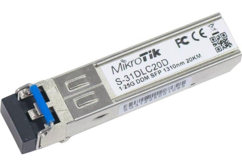 Mikrotik 1.25G SFP Single-Mode Transceiver LC Connector