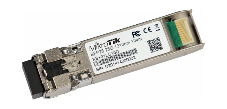 Mikrotik 25Gbps SFP28 Module Single-Mode 1310 NM 10KM LC