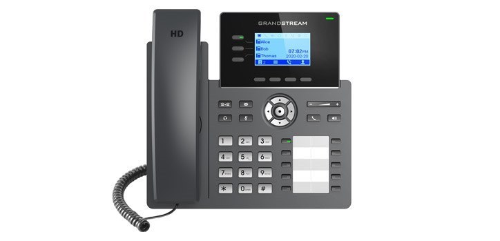 Grandstream GRP2604P Ip Phone 2.98"" LCD Screen 3-Line Poe