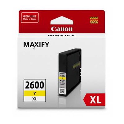 Canon PGI2600XLY Original High Yield Inkjet Ink Cartridge - Yellow Pack