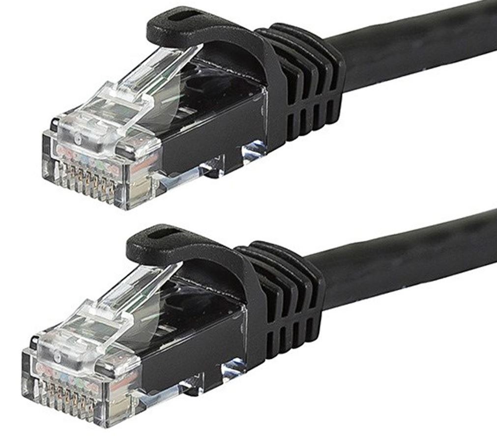 Astrotek Cat6 Cable 0.25M/25CM - Black Color Premium RJ45 Ethernet Network Lan Utp Patch Cord 26Awg-Cca PVC Jacket