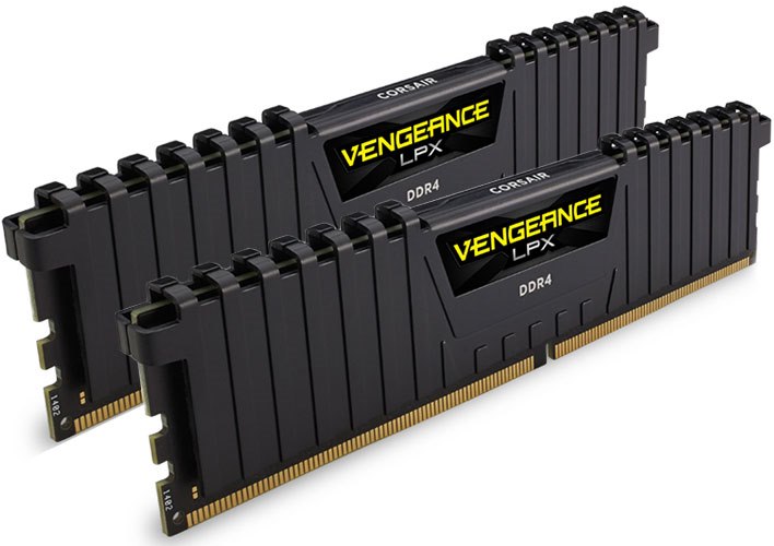 Corsair Vengeance LPX 16GB (2x8GB) DDR4 3000MHz C16 Desktop Gaming Memory Black