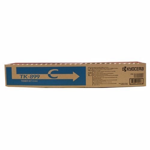 Kyocera TK-899C Original Laser Toner Cartridge - Cyan Pack