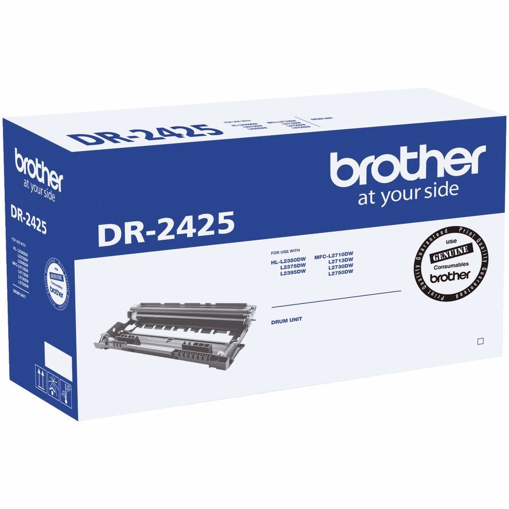 Brother DR-2425 Mono Drum HL-L2350DW L2375DW 2395DW MFC-L2710DW 2713DW 2730DW 2750DW 12K