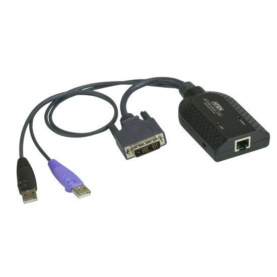 ATEN DVI-D/RJ-45/USB KVM Cable for Computer, KVM Switch, Keyboard/Mouse - 1