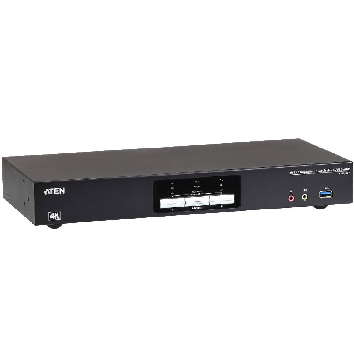 Aten (Cs1942dp-At-U) 2-Port Usb 3.0 4K DisplayPort Dual Display KVMP&trade; Switch