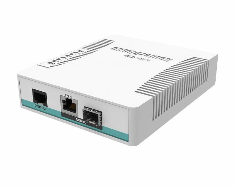 Mikrotik CRS106-1C-5S: Cloud Router Switch 106-1C-5S (RouterOS L5), Desktop Enclosure