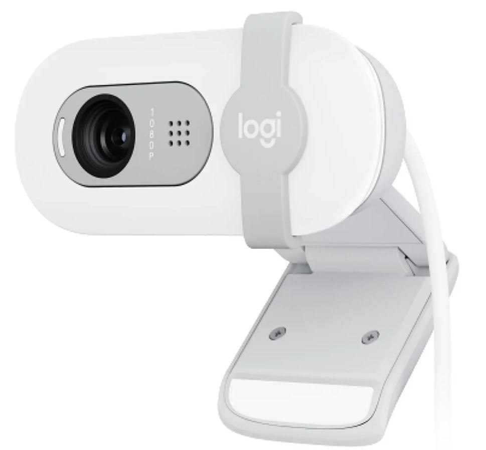 Logitech Brio 100 Full HD 1080P Webcam With Auto-Light Balance, Integrated Privacy Shutter, And Built-In Mic